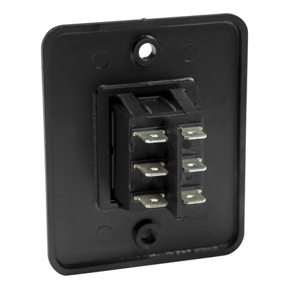 Solera 40 AMP Power RV Awning Interior Replacement Switch Kit and Plate Black