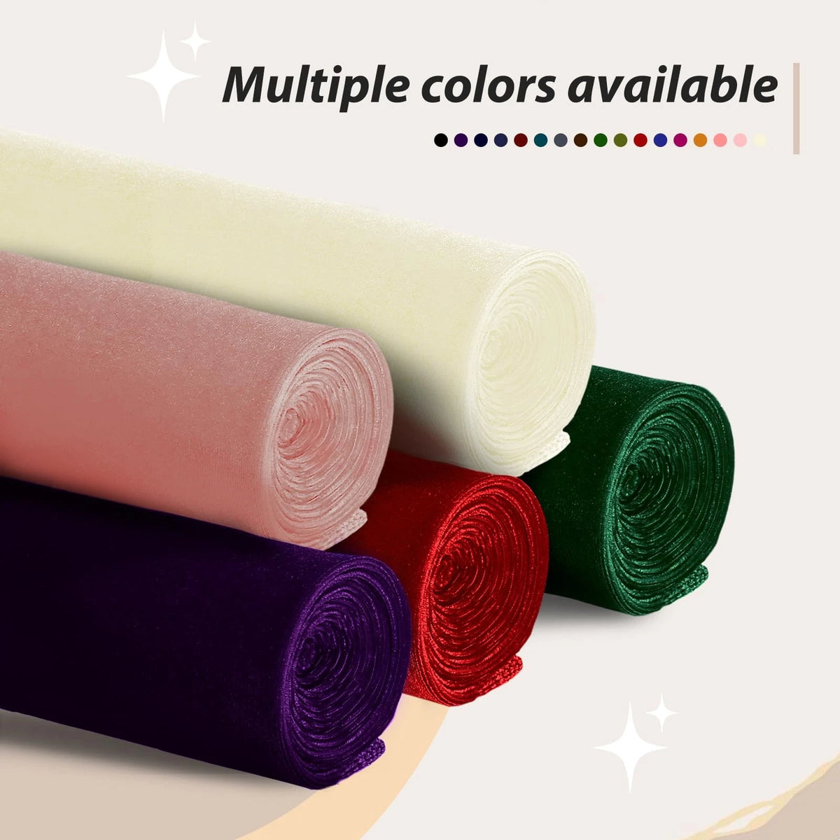 KKJIAF Dark Purple Stretch Velvet Fabric 60 Inch Wide, 1 1Yard,