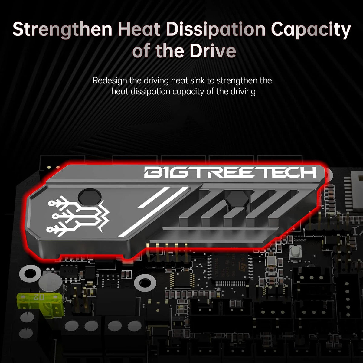 BIGTREETECH SKR Mini E3 V3.0 Control Board with TMC2209 UART Stepper Black