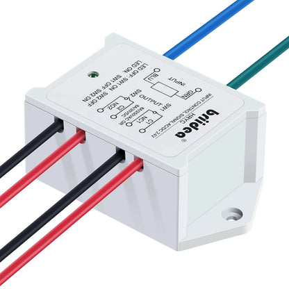 DPST 1NO 1NC 8Amp Power Relay Module, Briidea 24V AC/DC Control...