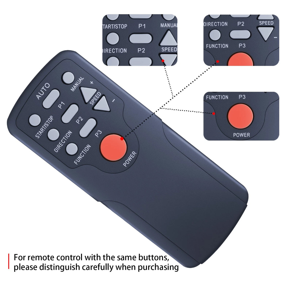 Replacement Remote Control For GUGTTR Under Desk Elliptical Machine RB-EB505