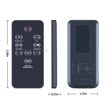 Replacement Remote Control For JBL Sound Bar Boost TV