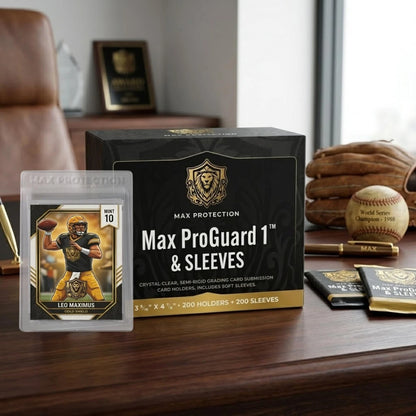 Max Protection ProGuard 1 Semi 100 Card Holders + 100 Sleeves, Clear