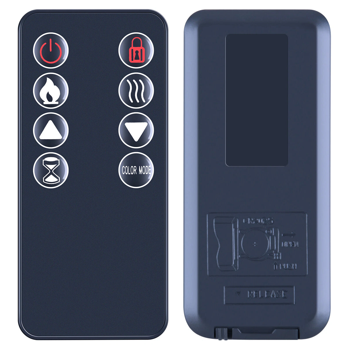 Replacement Remote Control For Various  Recessed Mounted Electric Fireplace