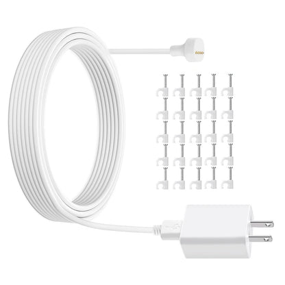 Outdoor Power Cable for Google Nest Cam Battery Magnetic Weatherproof 5.2M