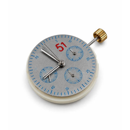 27-Jewel 30mm Chronograph Automatic Watch Movement Replacement For ETA 7753 775