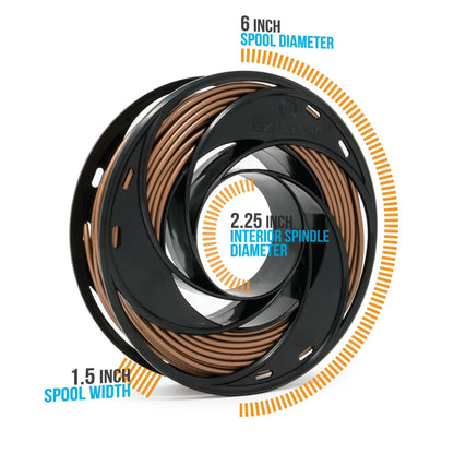 Gizmo Dorks PLA Filament for 3D Printers 1.75mm 200g, 4 Color Pack Multicolor
