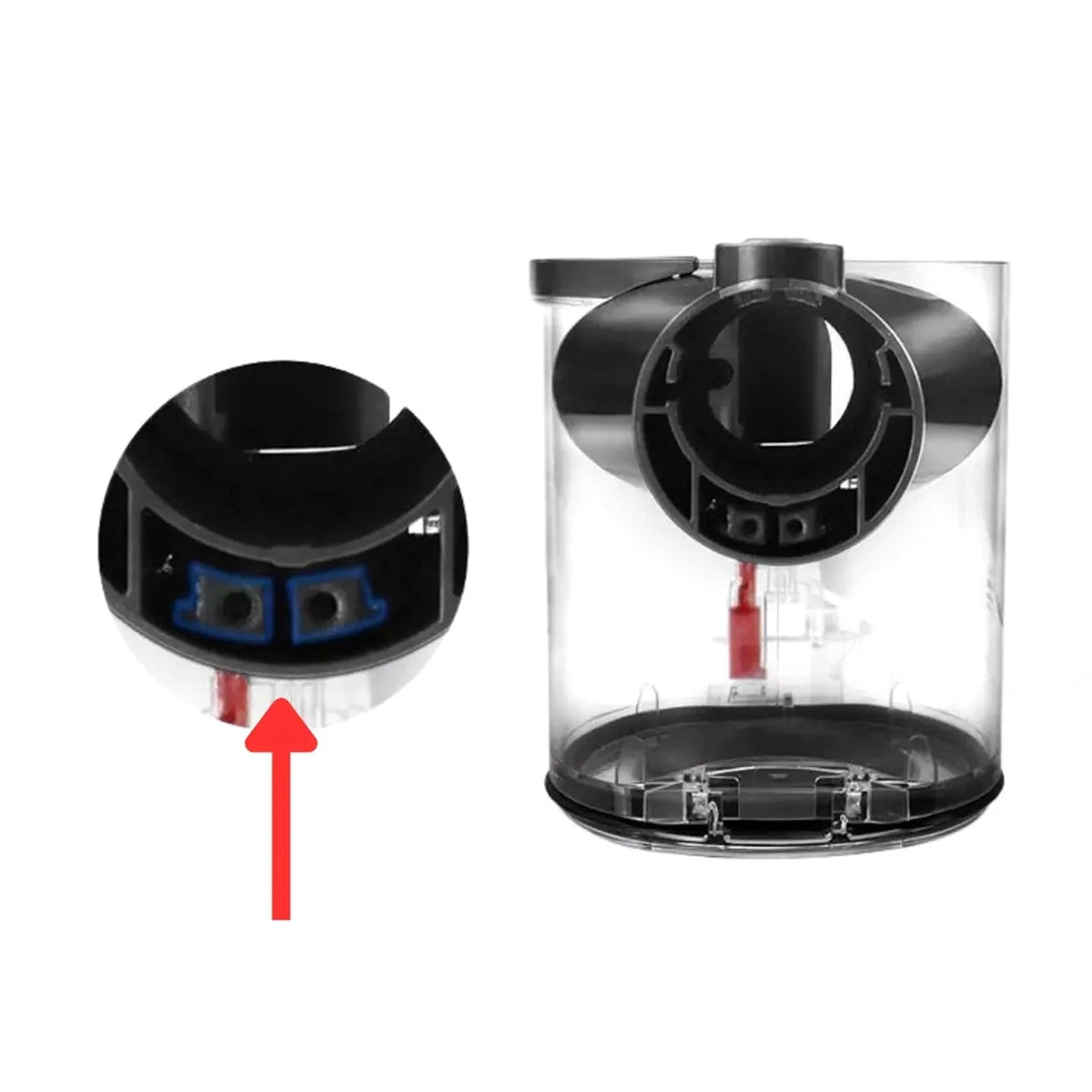 Dust Bin Bucket Vacuum Accessories For Dyson Purple Vacuum DC58 DC59 DC61