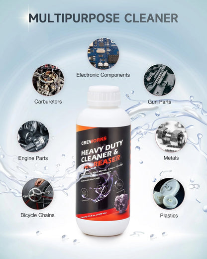 CREWORKS Ultrasonic Cleaner Solution for Carburetors and 34 Fl Oz (Pack of 1)