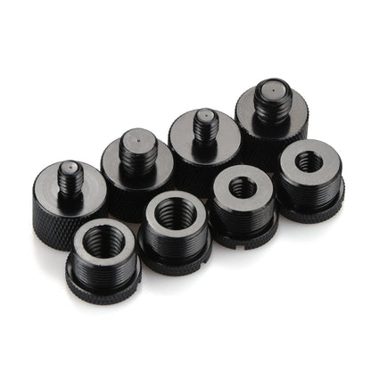 5/8 Female To 3/8 Male,1/4 Female To 5/8 Male Mic Thread Screw Adapter Kits 8*