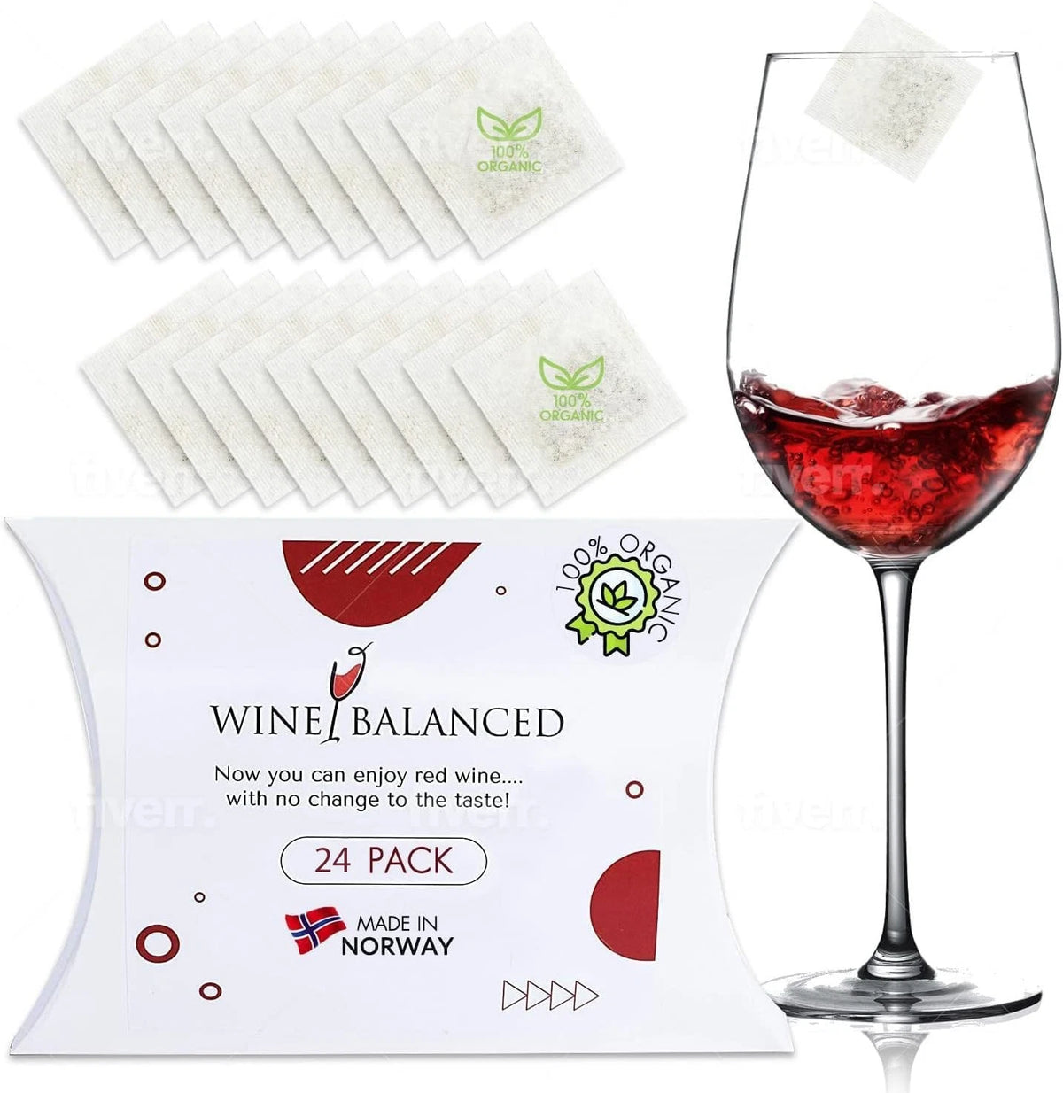Wine Balanced Norway's Secret Filter | Triple Award-Winner | No 24 Pack