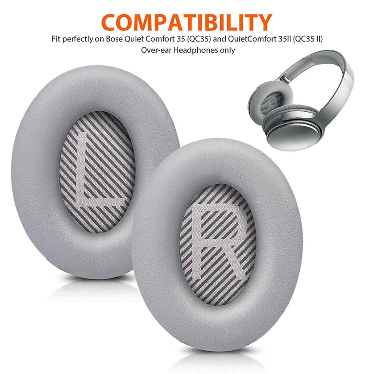 Ear Pads Cushion Earpads Earmuffs For Bose QuietComfort QC35/QC35 II Headset