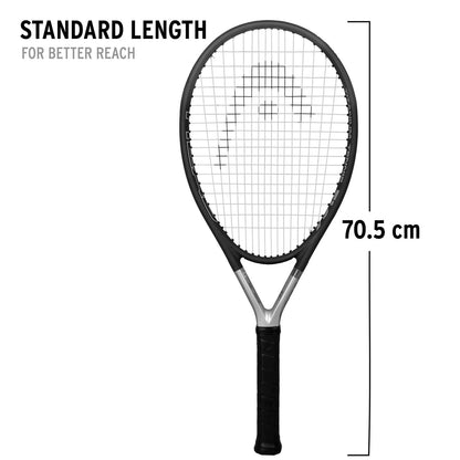 Head Ti.S6 Tennis Racquet (4-1/8 Grip) 4 1/8, Black