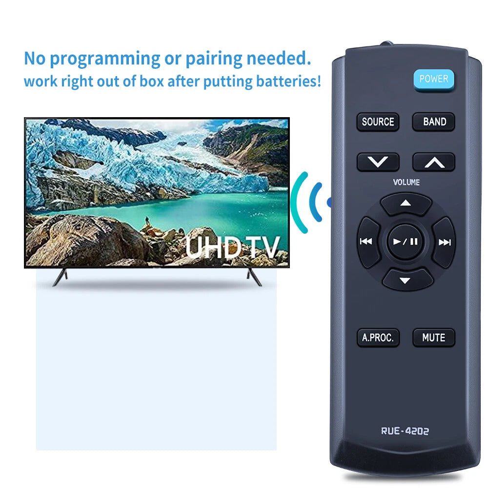 RUE-4202 Replace Remote Control For Alpine Audio System CDE-124SXM CDE-175BT
