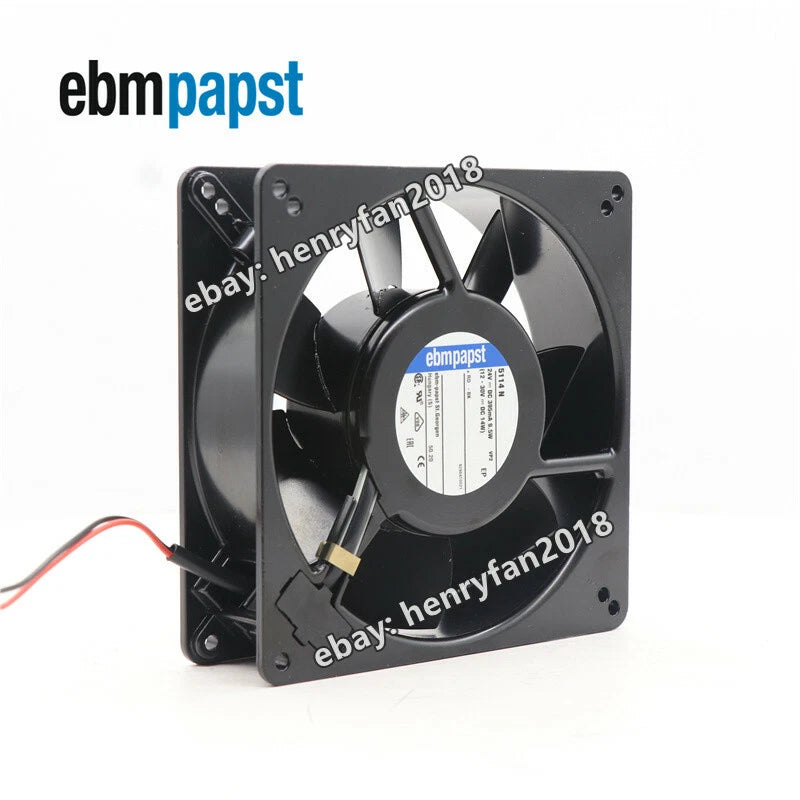 Ebmpapst 5114N Axial Fan 24V 9.5W 395mA 135*135*38MM 2-wire Inverter Cooling Fan