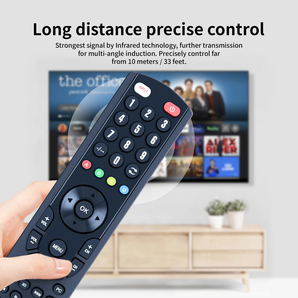 RC-540D Replacement Remote Control For Cambridge DVD Player