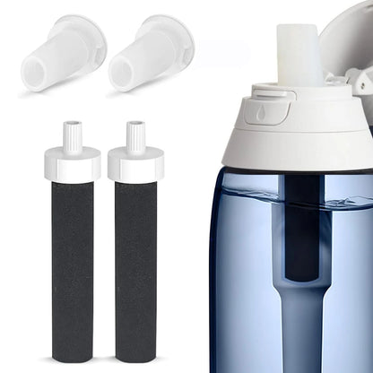 Oxyooh 2Pcs Brita Water Bottle Filter & Mouthpiece Replacement,...