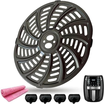 Nvkwca 6QT Air Fryer Grill Plate for Gourmia GAF698 GAF686 Middle, Black