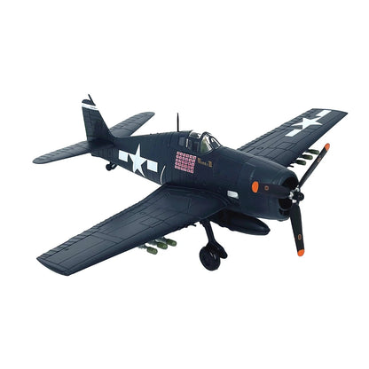 WWII Fighter Aircraft Model F6F Hellcat 1:72 Scale For Alloy Display
