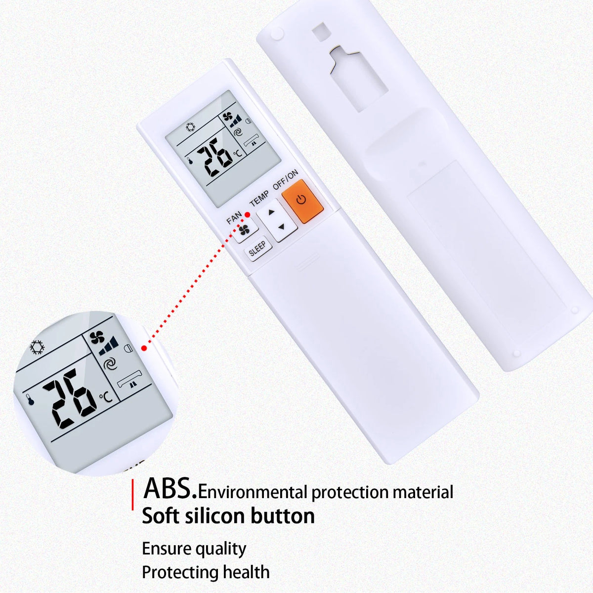 Replacement Remote Control For Mitsubishi SG20AS MSZ-RY12VA Air Conditioner