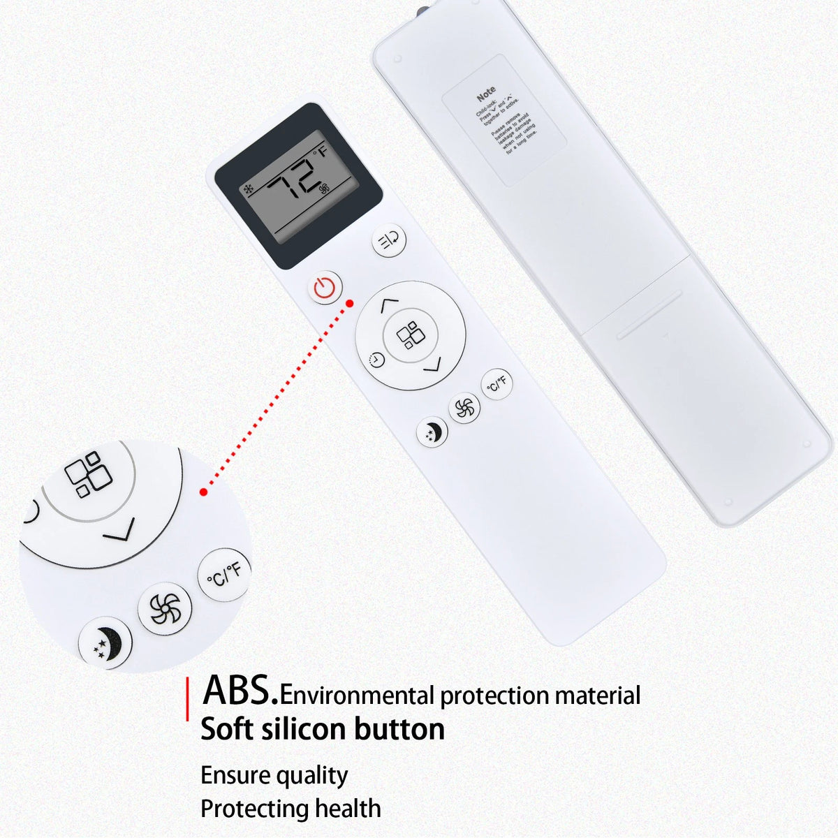 Remote Control For BLACK+DECKER Portable Air Conditioner BPT10HWTB BPT08HWTB
