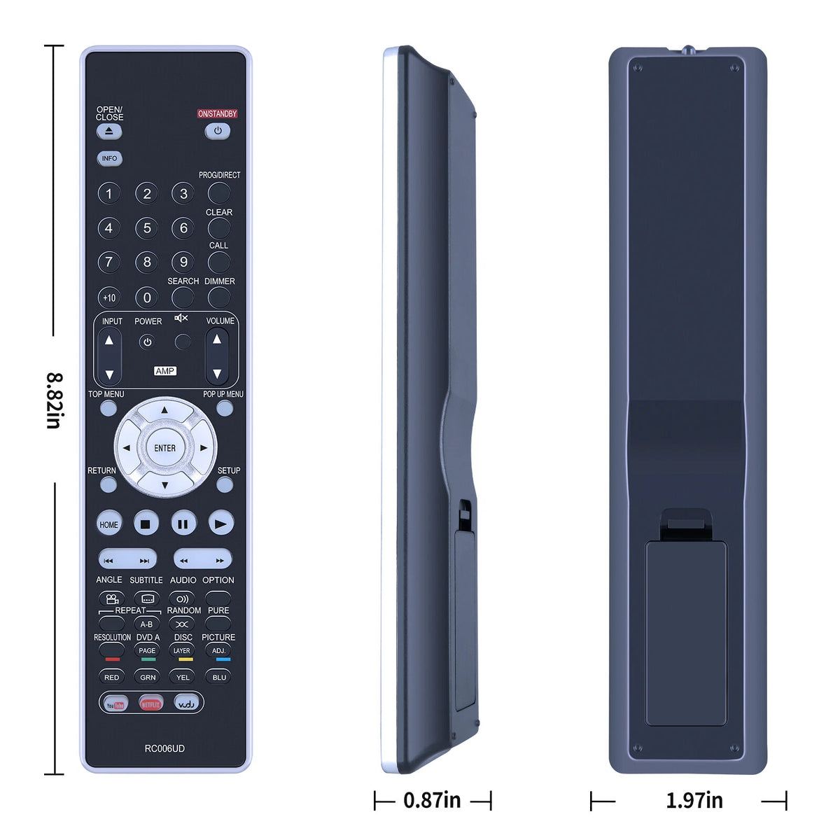 RC006UD Remote Control For Marantz UD5007 UD7007 Player