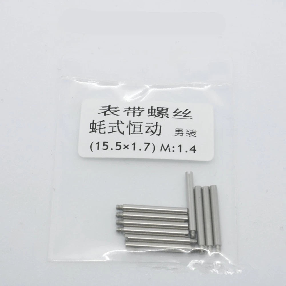 15.5x1.7mm Watch Band Link Pin Bracelet Screw Pins For Oyster Watch Strap yy