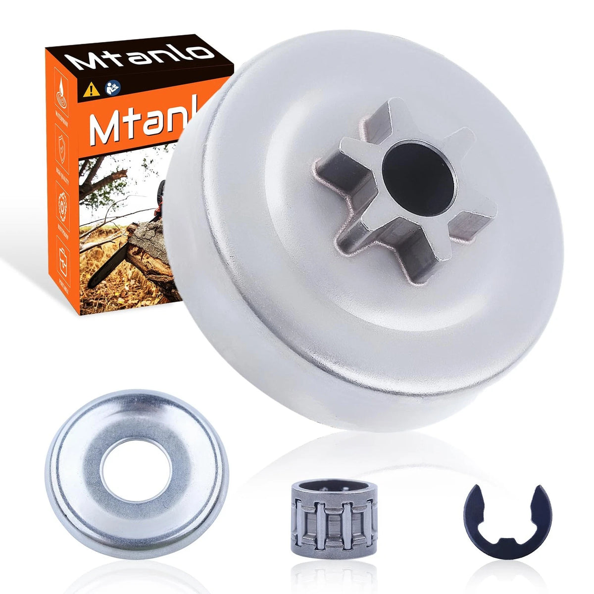 Mtanlo 3/8"-6T Spur Sprocket Clutch Drum Kit for Stihl MS171 MS181 B08bzlzh8k