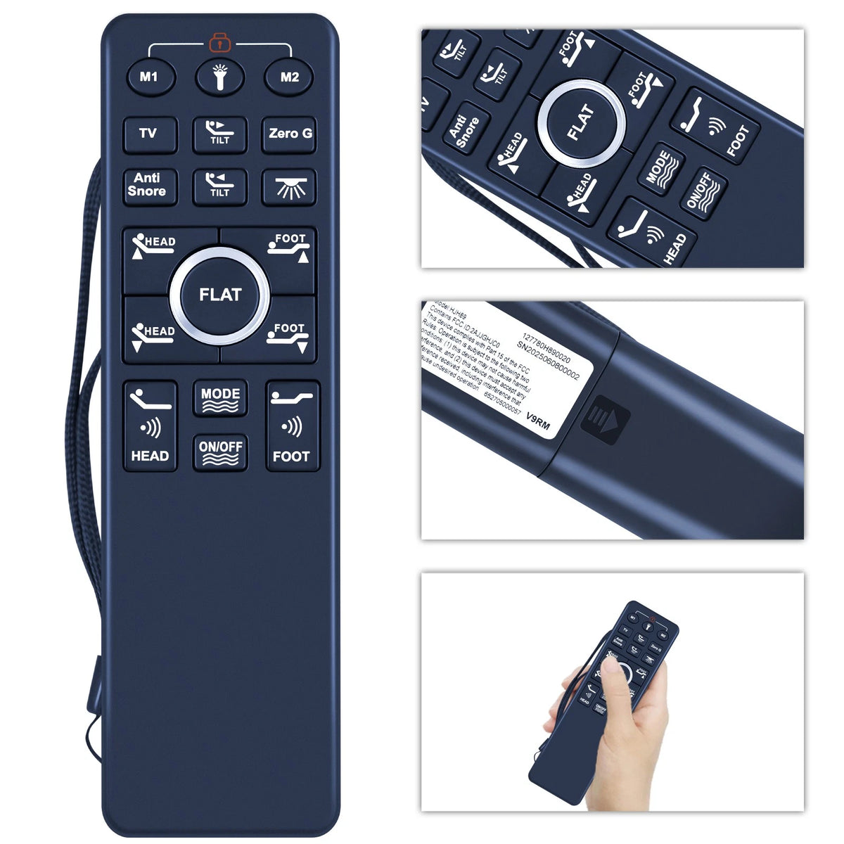 For Richmat HJH89 Remote Control for Sven & Son Harmony Adjustable Bed Base