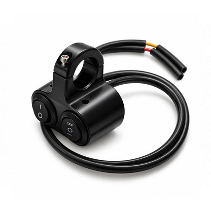 Motorcycle Handlebar 7/8" Dual Button On Off Switch For Fog Spot Dirt Bike