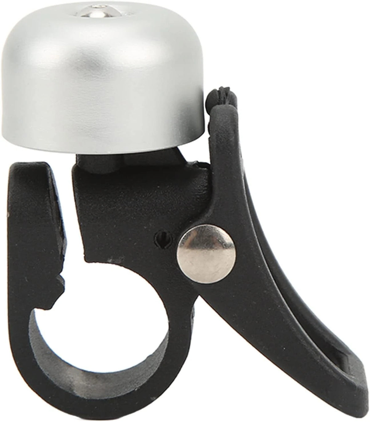 Dilwe Electric Scooter Bell, Aluminum Alloy Handlebar Horn Silver