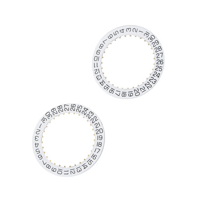 2X Date Indicator Calendar Wheel Disc Plate AT 3 For ETA 2804-2 2824-2 2892A2