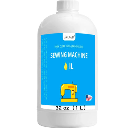 32 oz Fine Light Sewing Machine Oil and Lubricant, Commercial & 32 oz, clear