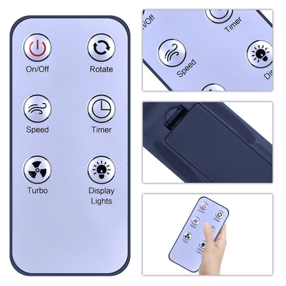 Remote Control For LivePure Bladeless Indoor/Outdoor Rechargeable Fan