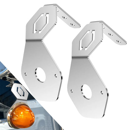 For Watermelon Mirror Turn Signal Angled Bracket Stainless SET/2