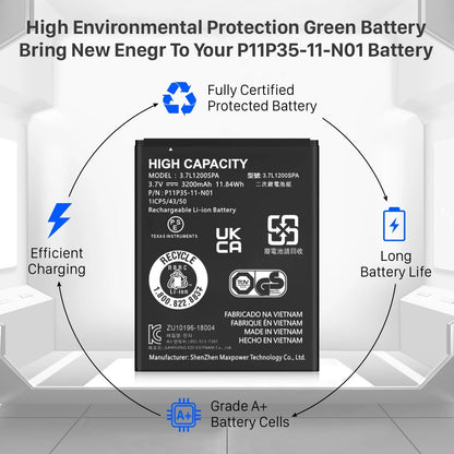 TI-84 Plus CE Battery, 3200mAh Replacement Battery for Texas Instruments...