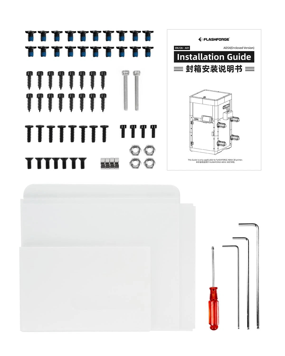 FLASHFORGE AD5X 3D Printer Upgrade Kit Enclosure Module, Constant