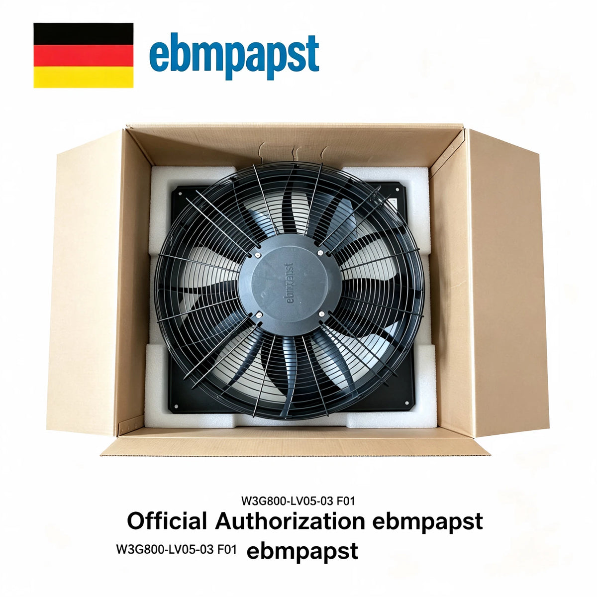 W3G800-LV05-03 F01 for ebmpapst EC 400VAC 5.3A 3500W Industrial Cooling Fan