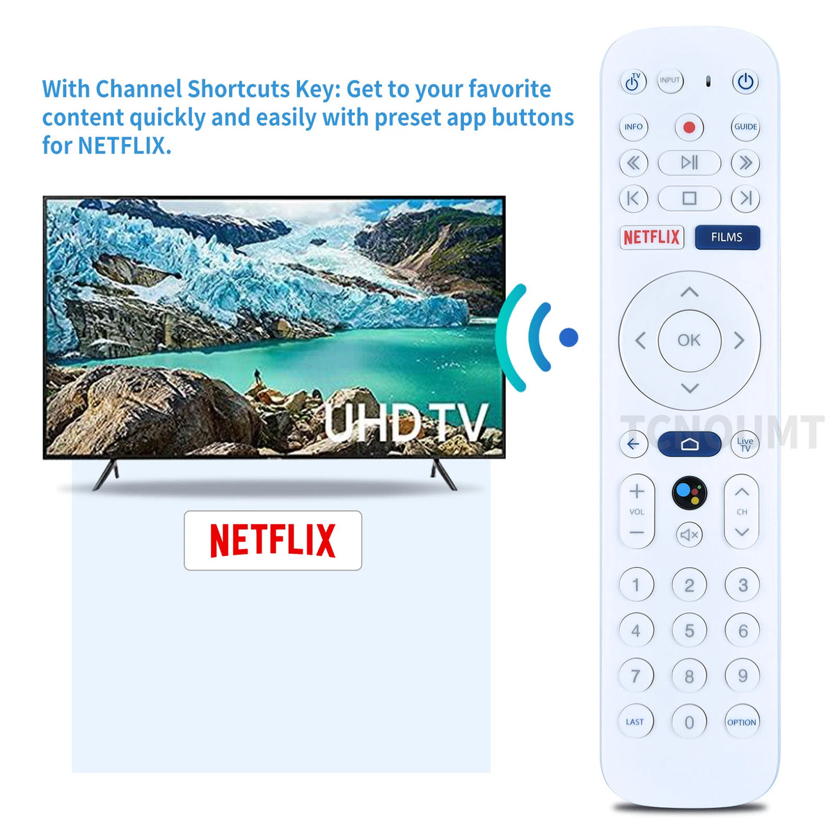 RC3394003/01BR Replacement Remote Control For Cogeco Set-top box