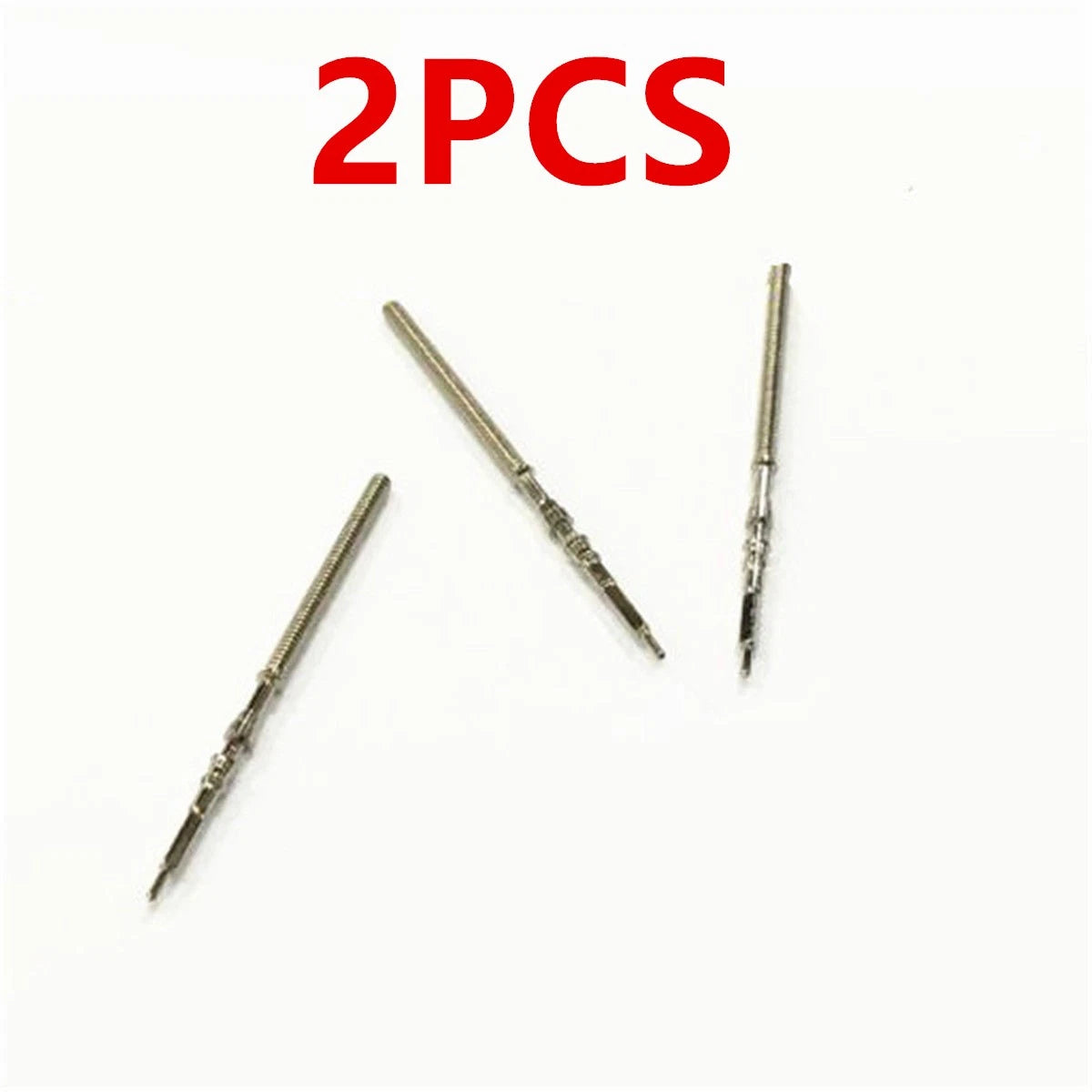 2Pcs Watch Winding Stem Replacement Wristwatch Parts For NH35 NH36 Movement