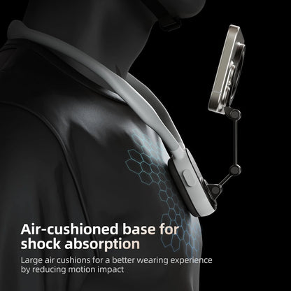 TELESIN Magnetic Neck Mount for Phones, Cell Medium Size, Gray