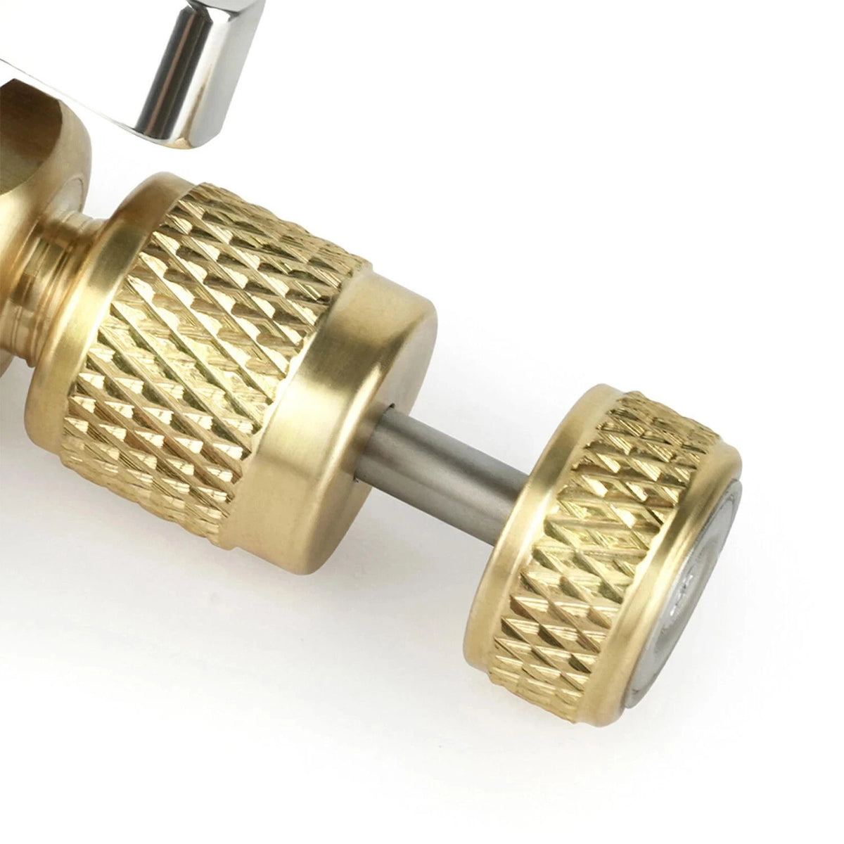 1/4" Vacuum Rated Valve Core Tool for HVAC Maintenance, 20 Micron Brass Tool