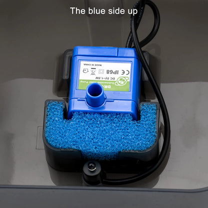 Wonder Creature Cat Fountain Filter Replacement, Upgraded Black and blue