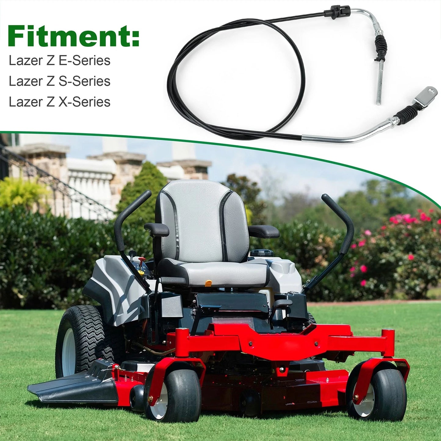 Brake Cable 116-8963 for Exmark Lazer Z Mowers – E-Series, S-Series, X-Series