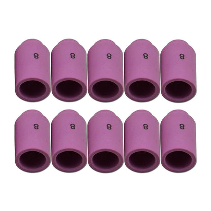 RIVERWELD TIG Alumina Nozzle Ceramic Cups 13N12 8# 1/2" full size, Gold