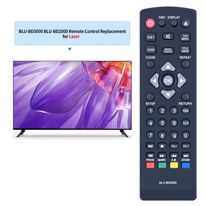 Remote Control For Laser BLU-BD3000 BLU-BD2000 DVD Player