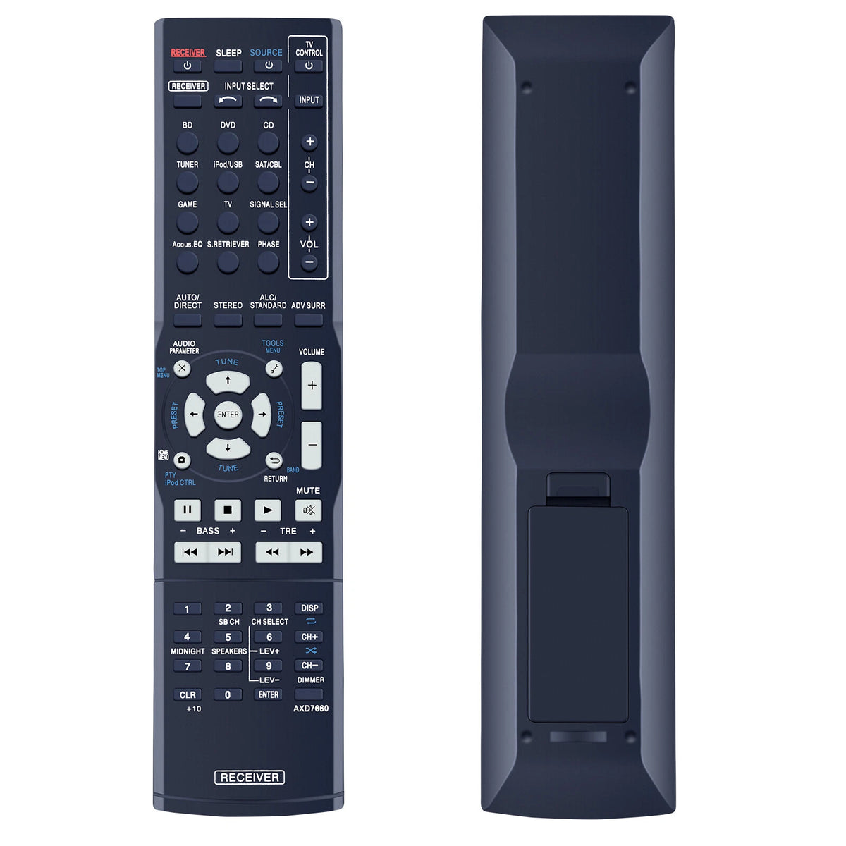 AXD7660 For Pioneer AV Receiver Replace Remote Control VSX-522 VSX-522-K