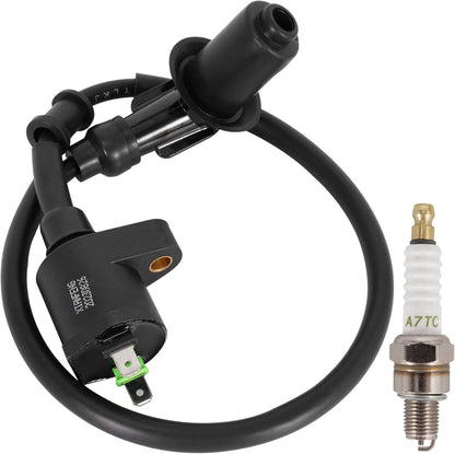 Racing Ignition Coil Electrode Spark Plug for 50cc 80cc 90cc 110cc 125cc...