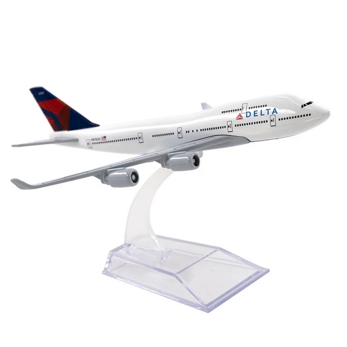 1/400 16cm Delta B747 Alloy Plane Model Airplane Model Simulation Plane Ornament