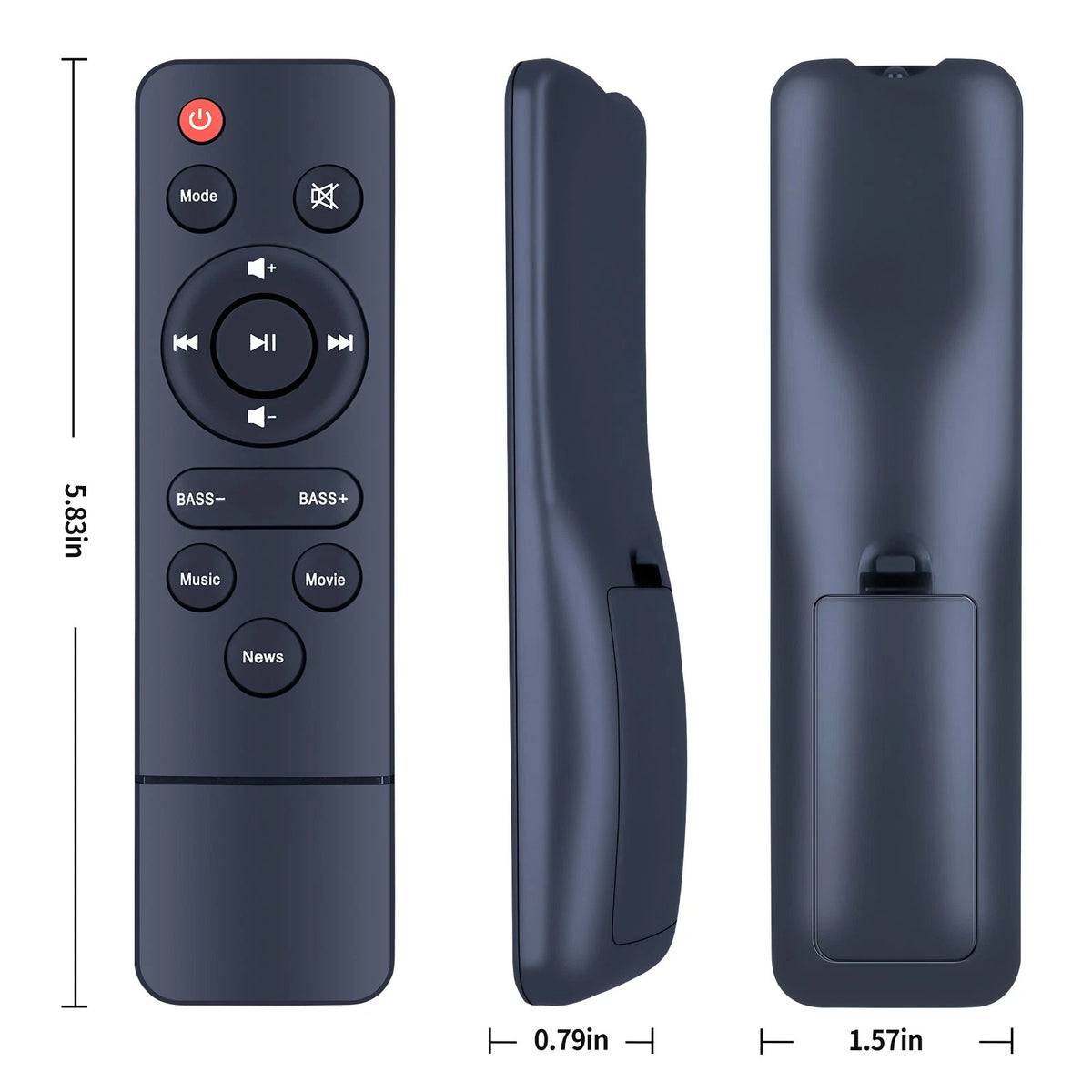 Replacement Remote Control For VEATOOL S20L Sound Bar